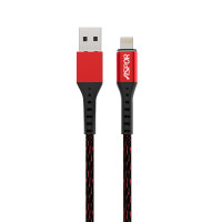 Кабель Aspor A167 USB – Lightning 2.4A/1м- красный