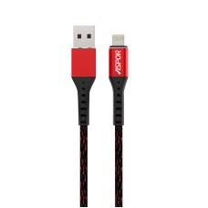 Кабель Aspor A167 USB – Lightning 2.4A/1м- червоний