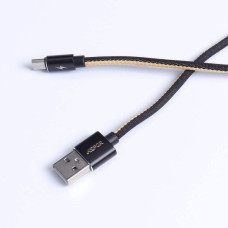 Кабель Aspor A127 GOLD Seriel USB – Type-C 2.4A/1м- синій