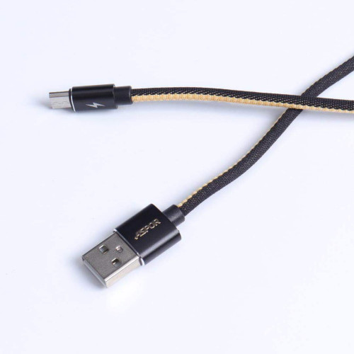 Кабель Aspor A127 GOLD Seriel USB – Type-C 2.4A/1м- синій