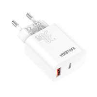 Зарядное устройство Kakusiga KSC-1639 (1USB/USB-C/30W) - белый