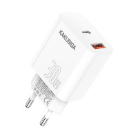 Зарядное устройство Kakusiga KSC-1639 (1USB/USB-C/30W) - белый