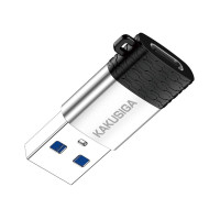 Переходник Kakusiga KSC-1421 USB Male - Type-C Female- черный