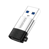Переходник Kakusiga KSC-1421 USB Male - Type-C Female- черный