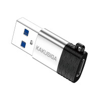 Переходник Kakusiga KSC-1421 USB Male - Type-C Female- черный