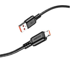 USB кабель Kakusiga KSC-982 Micro (1м/3A) - черный