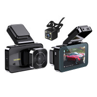 Автомобільний відеореєстратор Kakusiga KSC-1132 (1080P/30fps/128G TF/5V/1A/180mAh/IPS)- чорний