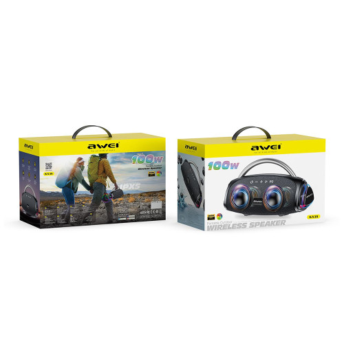 Bluetooth колонка Awei KA39 (100W)- черный