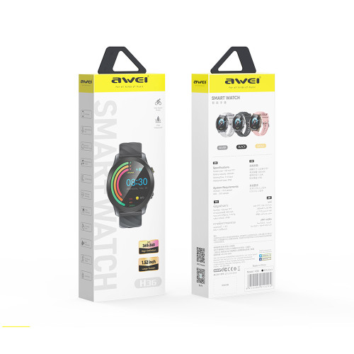 Smart Watch Awei H36- серебро