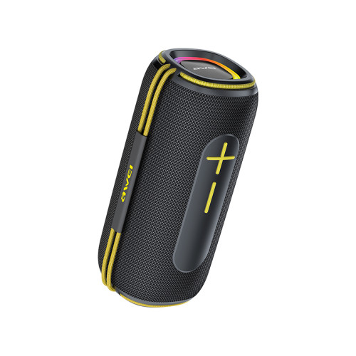 Bluetooth колонка Awei KA5 (20W)- черный-желтый