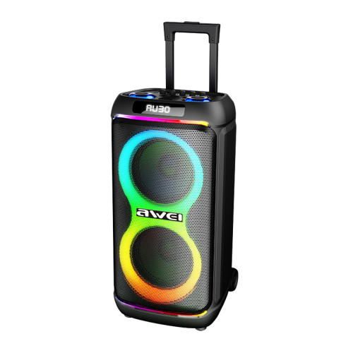 Bluetooth колонка-караоке Awei KT-33 (100W)- черный