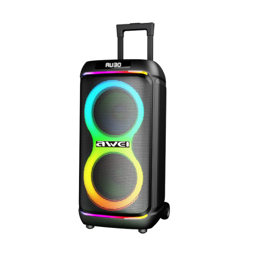 Bluetooth колонка-караоке Awei KT-33 (100W)- черный