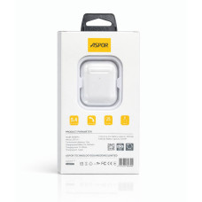 Bluetooth наушники Aspor A616 Pro- белый