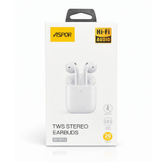 Bluetooth наушники Aspor A616 Pro- белый