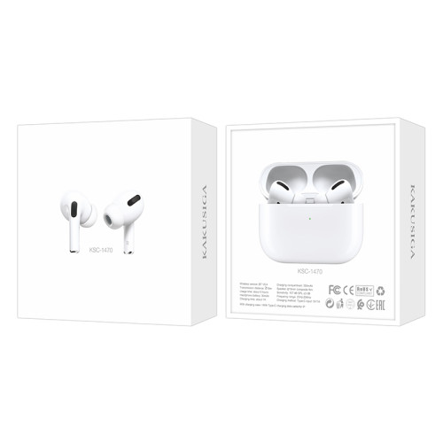 Bluetooth наушники Kakusiga KSC-1470- белый