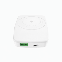 Портативное зарядное устройство (Повербанк) Aspor A303 Magnetic Wireless 5000mAh (USB/Type-C/15W)- белый