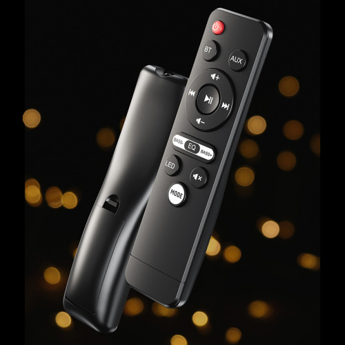 Домашний кинотеатр с караоке-саундбаром + сабвуфером Awei KT22 (пульт, 160 Вт, Bluetooth, AUX)- черный