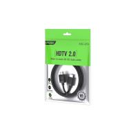 Кабель HDMI – HDMI 4K Kakusiga KSC-979 HDTV 2.0 (1м)- чорний