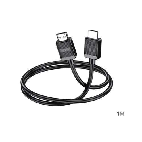 Кабель HDMI – HDMI 4K Kakusiga KSC-979 HDTV 2.0 (1м)- чорний