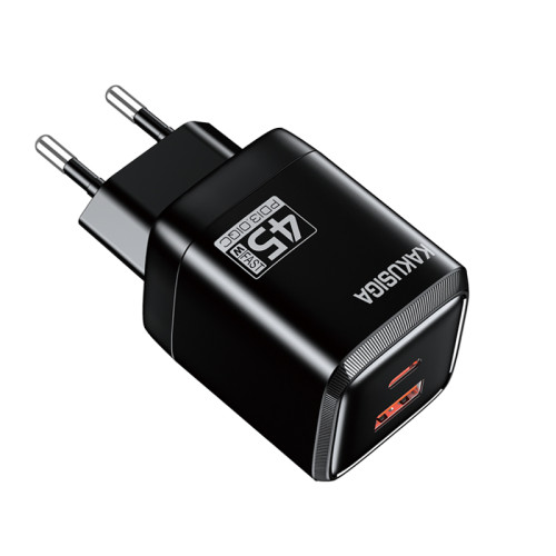 Сетевое зарядное устройство для Kakusiga KSC-1606 (USB/USB-C/45W)- черный