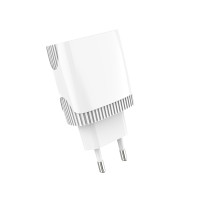 Мережевий зарядний пристрій Aspor A813 (3USB/3.4A) + USB кабель Lightning- білий