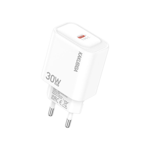 Сетевое зарядное устройство Kakusiga KSC-1659 (USB-C/30W)- белый