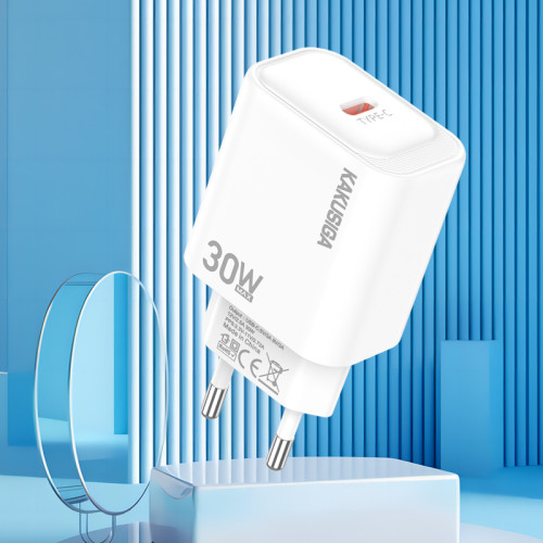 Сетевое зарядное устройство Kakusiga KSC-1659 (USB-C/30W)- белый