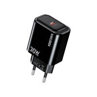Мережевий зарядний пристрій Kakusiga KSC-1659 (USB-C/30W)- чорний