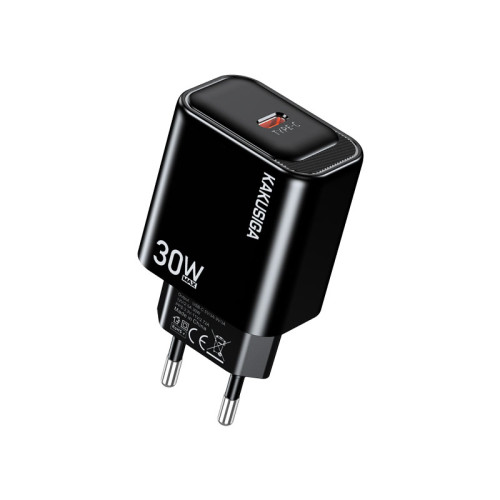 Сетевое зарядное устройство Kakusiga KSC-1659 (USB-C/30W)- черный