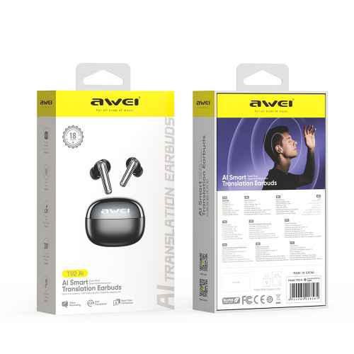 Bluetooth наушники Awei TP92 - черный