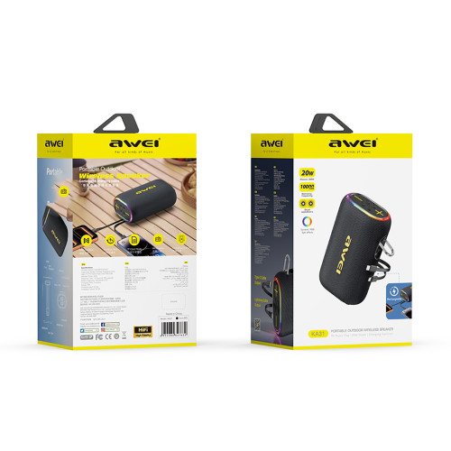 Bluetooth колонка Awei KA31 (20W)- черный