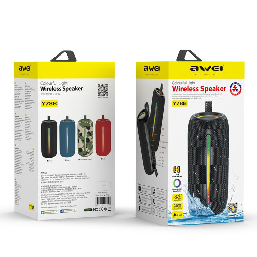 Bluetooth колонка Awei Y788 (20W)- черный