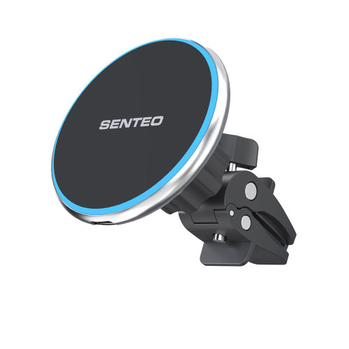 Holder (автотримач) Wireless Senteo M1 Cayman series 15W на вентиляційну решітку- чорний