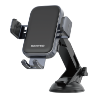 Holder (автодержатель) Wireless Senteo SH-01 Drift 1 15W на плоскую поверхность- черний