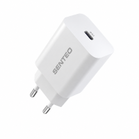 Сетевое зарядное устройство Senteo Z-08 USB-C PD20W (CE Сертификат)- белый