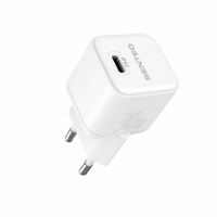 Мережевий зарядний пристрій Senteo Z-09 USB-C PD30W Gan Mini (CE Сертифікат)- білий