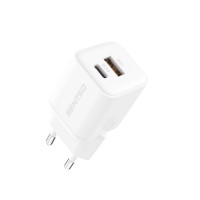 Мережевий зарядний пристрій Senteo Z-10 USB-C+USB-A PD30W/GaN/QC3.0 18W (CE Сертифікат)- білий