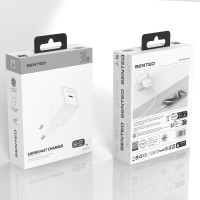 Мережевий зарядний пристрій Senteo Z-16 USB-C PD30W (CE Сертифікат)- білий