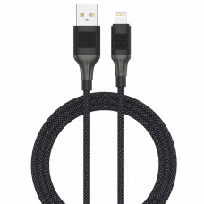 USB кабель Senteo SM-04 Eplosid series 2.4A Lightning 1м- чорний