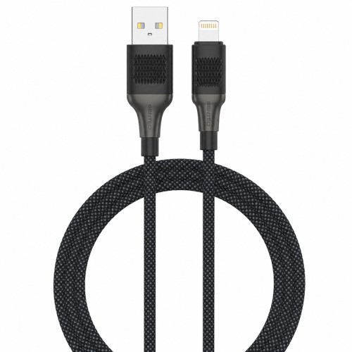 USB кабель Senteo SM-04 Eplosid series 2.4A Lightning 1м- чорний