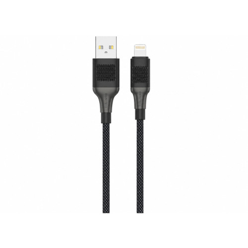 USB кабель Senteo SM-04 Eplosid series 2.4A Lightning 1м- чорний