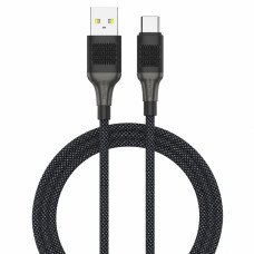 USB кабель Senteo SM-04 Eplosid series 3A Type-C 1м- чорний