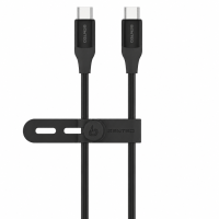 Кабель Senteo SL-07 Skin Silicone 60W Type-C - Type-C 1.2м- чорний
