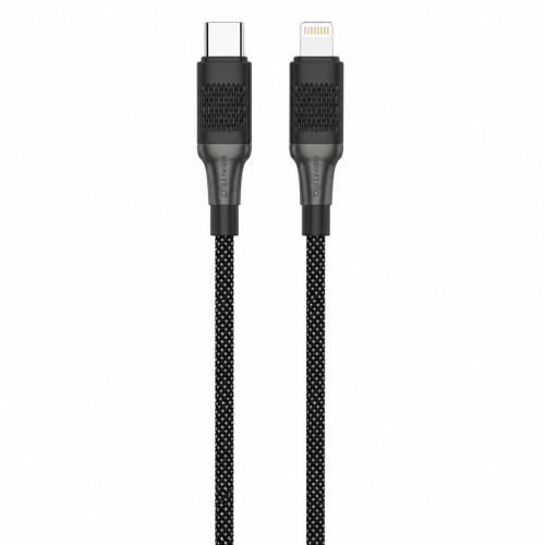 Кабель Senteo SM-04 Eplosid series 30W Type-C - Lightning 1м- чорний
