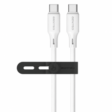 Кабель Senteo SL-08 Nano Silicone 60W Type-C - Type-C 1м- білий