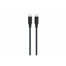 Кабель Senteo SL-04 Embossed Silicone 60W Type-C - Type-C 1м- чорний