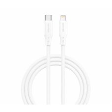 Кабель Senteo SL-05 Foamed Silicone 30W Type-C - Lightning 1м- білий