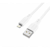 USB кабель Senteo SL-05 Foamed Silicone 2.4A Lightning 1м- білий
