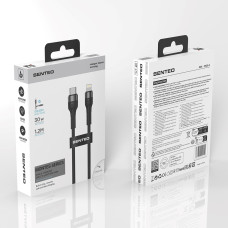 Кабель Senteo ST-01 Montes Series 30W Type-C - Lightning 1,2м- чорний