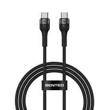 Кабель Senteo ST-01 Montes Series 100W Type-C - Type-C 1,2м- чорний